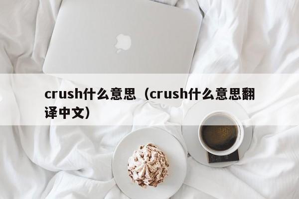 crush什么意思（crush什么意思翻译中文）